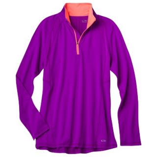 C9 by Champion Womens Supersoft 1/4 Zip Pullover   Purple Reef L