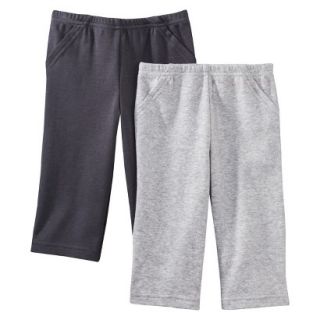 Just One YouMade by Carters Newborn Boys 2 Pack Pant   Grey/Black 3 M