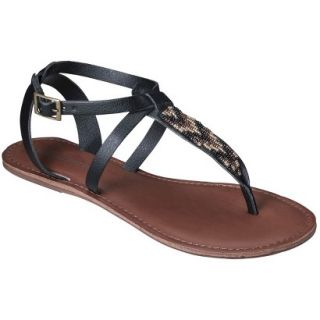 Womens Mossimo Supply Co. Cora Gladiator Sandals   Black 9.5