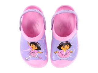 Crocs Kids Dora Ballet Clog Girls Shoes (Pink)