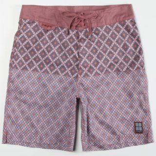 Mosaic Mid Mens Boardshorts Brick In Sizes 31, 34, 30, 36, 32, 28, 38,