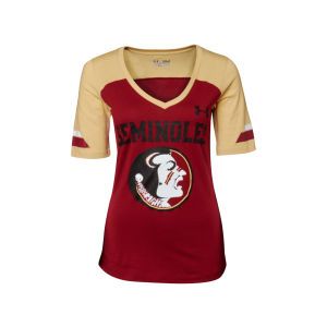 Florida State Seminoles NCAA Womens Sherzie V neck T Shirt