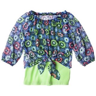 D Signed Girls Long Sleeve Top   Multicolor XS