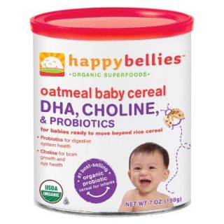 Happy Bellies   Organic Oatmeal Cereal   7oz (6 Pack)