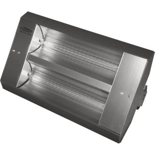 TPI Indoor/Outdoor Quartz Infrared Heater   17,065 BTU, 240 Volts, Galvanized