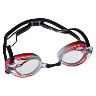 Speedo Junior Record Breaker Goggle   Black/Pink/White