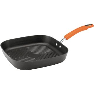 Rachael Ray 11 Hard Anodized Square Deep Grill Pan