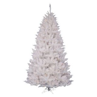 9.5 Pre Lit White Spruce Tree   Clear Lights