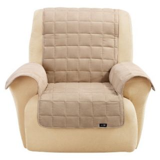 Sure Fit Quilted Suede Waterproof Furniture Friend Recliner and Wing Chair