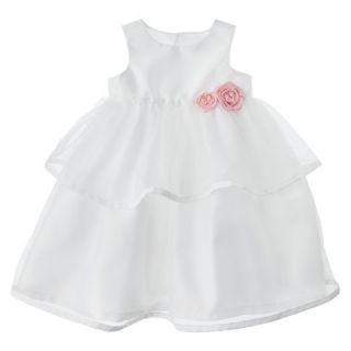 Just One YouMade by Carters Newborn Girls Dress Set   White 3T