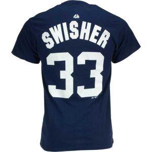 New York Yankees Nick Swisher Majestic MLB Player T Shirt