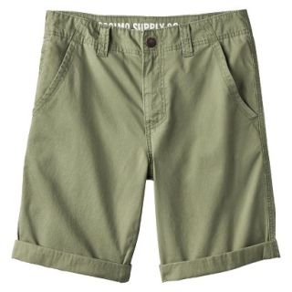 Mossimo Supply Co. Mens Cuffed Corduroy Shorts   Chive Green 40