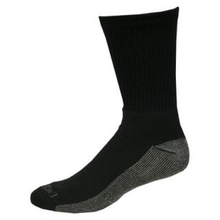 Dickies Mens 6pk Dri Tech Comfort Crew Socks   Black