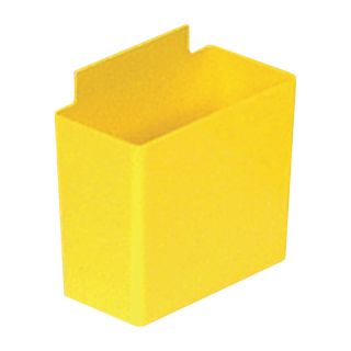 Quantum Storage Bin Cup   3 1/4 Inch x 1 3/4 Inch x 3 Inch Size, Yellow