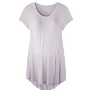 Liz Lange for Target Maternity Short Sleeve Top   Gray XS