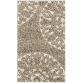 Jullian Beige Shag Rug (23 X 39)