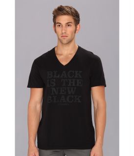 Converse Black V Neck Tee Mens T Shirt (Black)