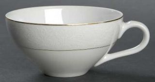 Embassy (Japan) Touch Of Gold (Japan) Flat Cup, Fine China Dinnerware   White De