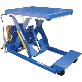 Vestil Portable Scissor Lift Table   2000 lb. Capacity, 46 Inch Raised Height,