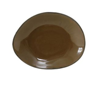 Tuxton Ellipse Ceramic Plate   8 3/8x6 7/8 Mojave