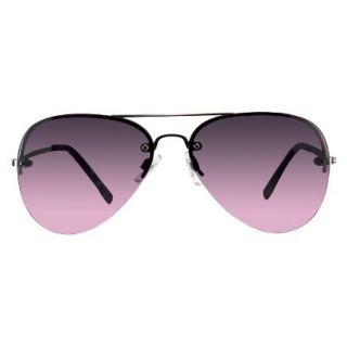 Round Solid Sunglasses   Purple