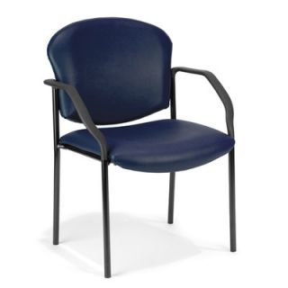 OFM Guest Reception Chair with 4 Legs 404 VAM 60 Seat / Back Color Navy