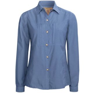 ExOfficio Super Dryflylite Shirt   UPF 30+  Long Sleeve (For Women)   WATERMELON (L )