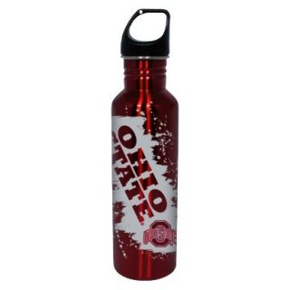 NCAA Ohio State Buckeyes Water Bottle   Red/White (26 oz.)