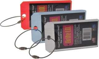 Brite I.D. Luggage Tag (Set of 3)   Red/Blue/Clear ID Tags