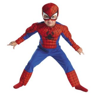 Toddler Boy Spider Man Muscle Costume