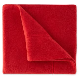 Sunbeam Set of 2 Super Soft Heavyweight Fleece Pillowcases, Cranberry