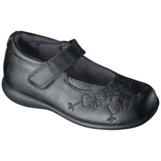 Toddler Girls Rachel Shoes Shana Smooth Mary Jane   Black 6.5