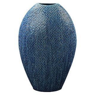 15.5 Ceramic Vase   Blue
