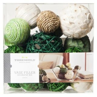 Threshold Decorative Mixed Vase Filler   Green/White