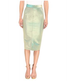 Vivienne Westwood Anglomania Basic Pencil Skirt Womens Skirt (Green)