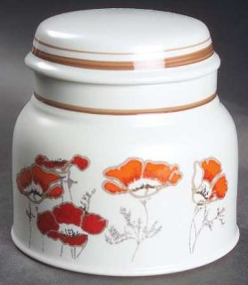 Royal Doulton Fieldflower Sugar Bowl & Lid, Fine China Dinnerware   Lambethware,