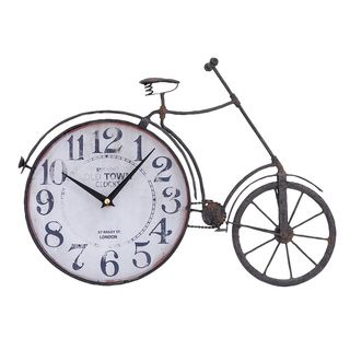 Metal Bicycle Clock