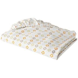 Zoo Pom Pom Fitted Crib Sheet by Room 365