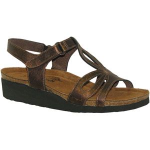 Naot Womens Rachel Burnt Copper Sandals, Size 37 M   4106 E05