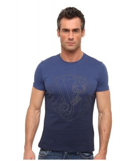 Versace Jeans Tee Shirt Mens T Shirt (Purple)