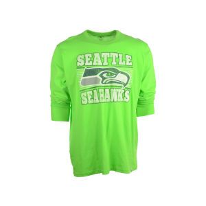 Seattle Seahawks 47 Brand NFL Flanker Long Sleeve Linear T Shirt