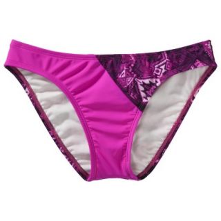 Juniors Hipster Swim Bottom  Magenta L