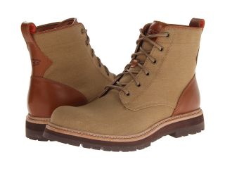 UGG Huntley Canvas Mens Lace up Boots (Brown)