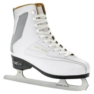 Lake Placid White STS 500 Sport Womens Ice Skate   6.0