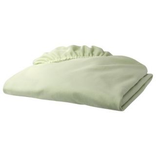 TL Care Jersey Knit Fitted Crib Sheet   Green