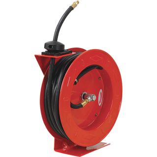 ReelWorks Air Hose Reel with 3/8 Inch x 50ft. PVC Hose, Model L816153 P