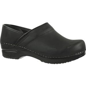 Sanita Clogs Womens Professional Oil Narrow Black Shoes, Size 35 N   450212W 02