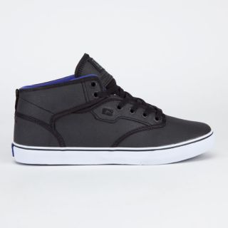 Motley Mid Mens Shoes Black/Electric Blue In Sizes 8, 9.5, 9, 10.5, 11, 8