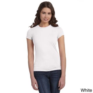 Bella Bella Womens Poly Cotton Short Sleeve T shirt White Size M (8  10)