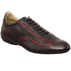 Mezlan Mens Laudrop Black Red Shoes, Size 10.5 M   15412 Black Red